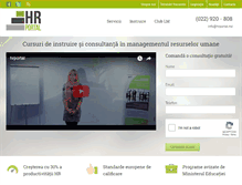 Tablet Screenshot of hrportal.md